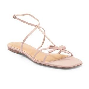 New Reformation Maya Flat Sandal Alabaster Sz 8.5